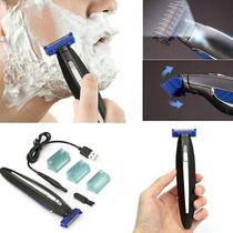 Barbeadores elétricos barbeador elétrico sem fio masculino barbeador cortador de barba aparador recarregável grooming