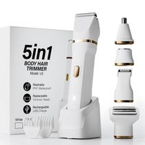 Barbeadores elétricos OKYUK 5 em 1 úmidos/secos para mulheres IPX7 à prova d'água Barbeadores elétricos OKYUK 5 em 1 úmidos/secos para mulheres IPX7 à prova d'água