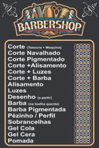 Barbearia Barbershop Banner Preços Cortes Tabela De Preços