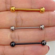 Barbell de Titânio com Rosca Externa - Alta Resistência e Hipoalergênico Barbell de Titânio com Rosca Externa - Alta Resistência e Hipoalergênico