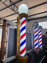 Barber Pole 110cm com globo dourado