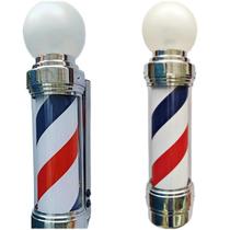 Barber Pole Giratório 60Cm Voltagem Bivolt Estilo Americano.