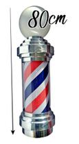 Barber Pole Giratório 80cm VOLTAGEM Bivolt TAMANHO BIG.