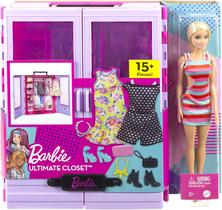 Barbie Armário de Luxo com Boneca e Acessórios - Mattel HJL66