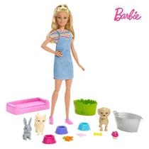 Barbie Banho de Cachorrinhos FXH11 Mattel