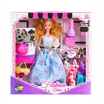 Barbie Barbie boneca conjunto de modas e acessórios brinquedo para g