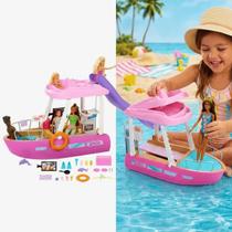 Barbie Barco Lancha Dos Sonhos Com Piscina E Tobogã HJV37