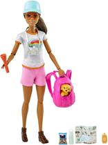 Barbie Boneca Articulada Com Cachorrinho Dia De Spa Caminhad