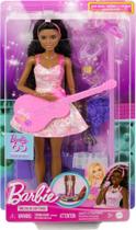 Barbie Boneca Cantora Guitarra e Microfone Mattel - HRG41