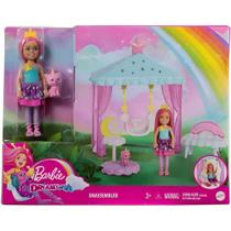 Barbie Boneca Chelsea Balanço Magico Nas Nuvens Dreamtopia HLC27 - Mattel
