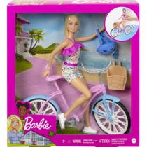 Barbie Boneca Estate Passeio de Bicicleta Acessórios Mattel