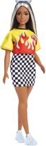 Barbie Boneca Fashionista Cabelo Longo Com Mechas 179 - Mattel