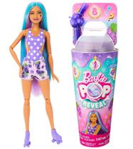 Barbie Boneca Pop Reveal Frutas Slime E Copo Personalizado