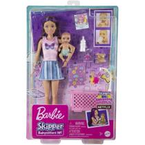 Barbie Boneca Skipper Conjunto De Dormir - Mattel Hjy33