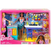 Barbie Brooklyn e Malibu Calçadao da Praia Mattel HNK99