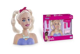 Barbie Busto Maquiagem Head Brush com Acessorios 1241 Original Mattel - Pupee