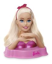 Barbie Busto P/ Penteados e Maquiagem Fala 12 Frases + Acessórios Original - Pupee
