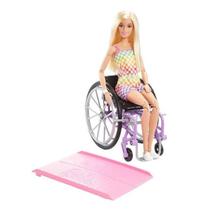 Barbie Cadeira de Rodas Loira HJT13 - MATTEL