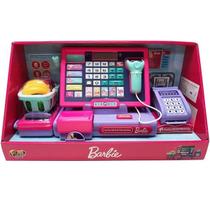 Barbie Caixa Registradora Unique com Som e Calculadora FUN