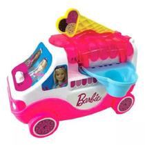Barbie Caminhão de Sorvete Faz sorvete de Verdade - Fun