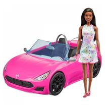 Barbie Carro Conversível Com Barbie Negra HBY30 - Mattel