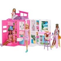 Barbie casa glam 2024 com boneca - mattel hrj77