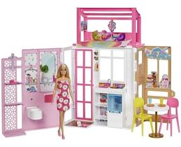 Barbie Casa Glam Mobiliada Com Boneca Mattel Hcd48