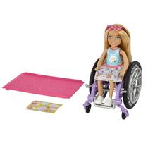 Barbie Chelsea Cadeira de Rodas Loira HGP29