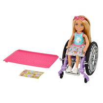 Barbie Chelsea Cadeira de Rodas Rosa - Mattel