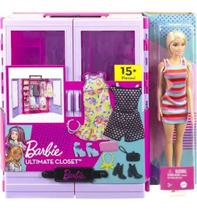 Barbie Closet Luxo Fashionista E Acessórios Guarda Roupa - Mattel