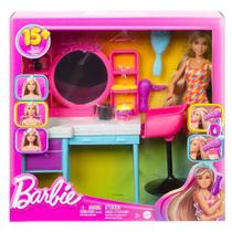 Barbie Conjunto Salao de Beleza Totally Hair Mattel HKV00