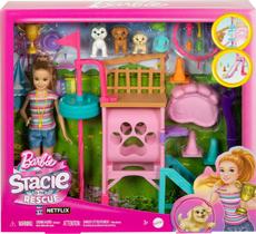 Barbie Conjunto Stacie ao Resgate Treinadora Mattel HRM10