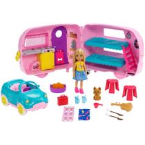 Barbie Conjunto Trailler e Boneca Chelsea - Mattel FXG90