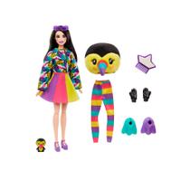 Barbie Cutie Reveal 10 Surpresas Selva Tucano HKR00 Mattel