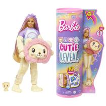 Barbie Cutie Reveal Boneca Camisetas Fofas Leão - Mattel