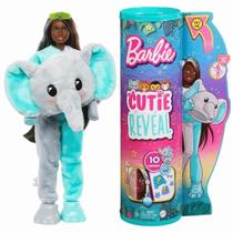 Barbie Cutie Reveal Série Selva Elefante 3+ HKP97 Mattel
