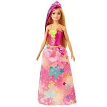 Barbie Dreamtopia - Boneca Princesa Loira - Vestido Flores