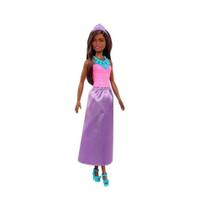 Barbie Dreamtopia Princesa Fantasy Negra Saia Lilás - HGR02 - Mattel