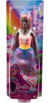 Barbie Dreamtopia Princesa Negra Cabelo Rosa Hgr14