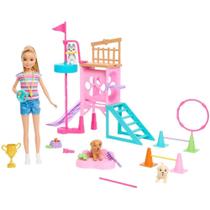 Barbie entretenimento stacie conj treinadora de cach - MATTEL