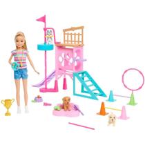 Barbie Entretenimento Stacie - Conjunto Treinadora de Cães