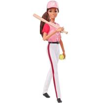 Barbie Esportista Olímpica Softbol GJL77 - Mattel - SKU 14479 - DECORTOYS BRINQUEDOS