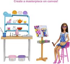 Barbie Estúdio de Arte Criativo com Boneca HCM85 Matte - Academia