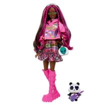Barbie Extra Boneca Pop Punk Cabelo Rosa - Mattel