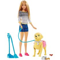 Barbie Family Barbie Passeio Com Cachor Mattel