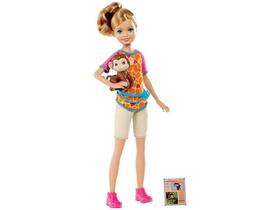 Barbie Family Férias Safari - Stacie - com Macaquinho - Mattel