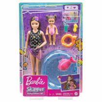 Barbie Family Skipper Conjunto Piscina com bonecas GRP39 - Mattel