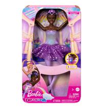 Barbie Fantasia Boneca Bailarina Luzes Brilhantes Roxa - HLC26 - Mattel