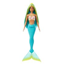 Barbie Fantasia Sereia com Cabelo Azul e Amarelo - Mattel Barbie Fantasia Sereia com Cabelo Azul e Amarelo - Mattel