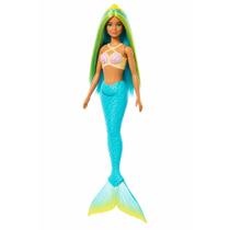 Barbie Fantasia Sereia Mágica com Cabelos e Cauda Coloridos - Mattel COR:AZUL